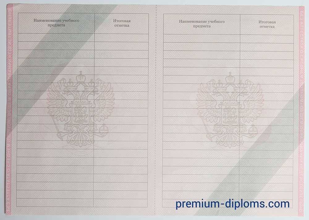 Аттестат 11 классов 2010-2013 год фото